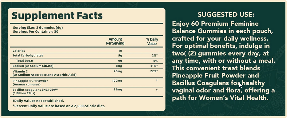 Female Balancing Gummies