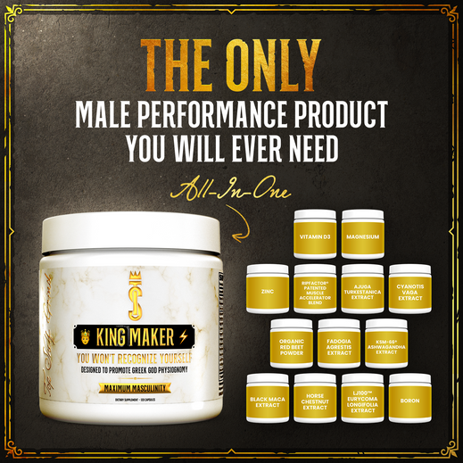 Natural ingredients in 13-in-1 men’s supplement supporting stamina and muscle recovery