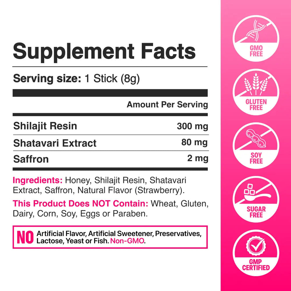 She-Lajit Honey Sticks for General Daily Use | My Nature Glow