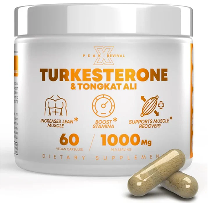 Turkesterone & Tongkat Ali - Testosterone Capsules
