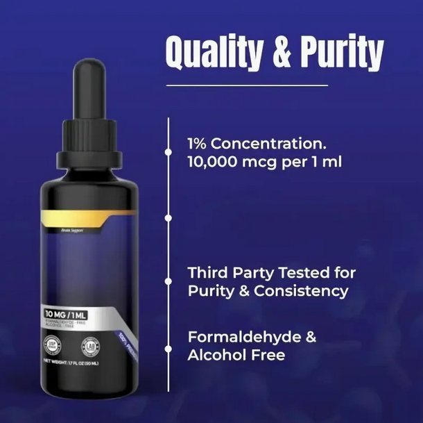 1% concentrated methylene blue drops – easy-to-use tincture for energy and focus