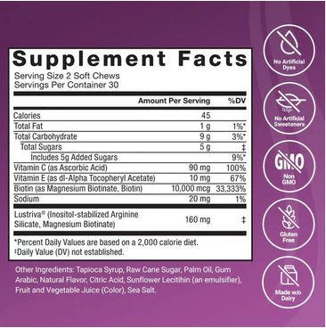 Force Factor Hair Vitamins