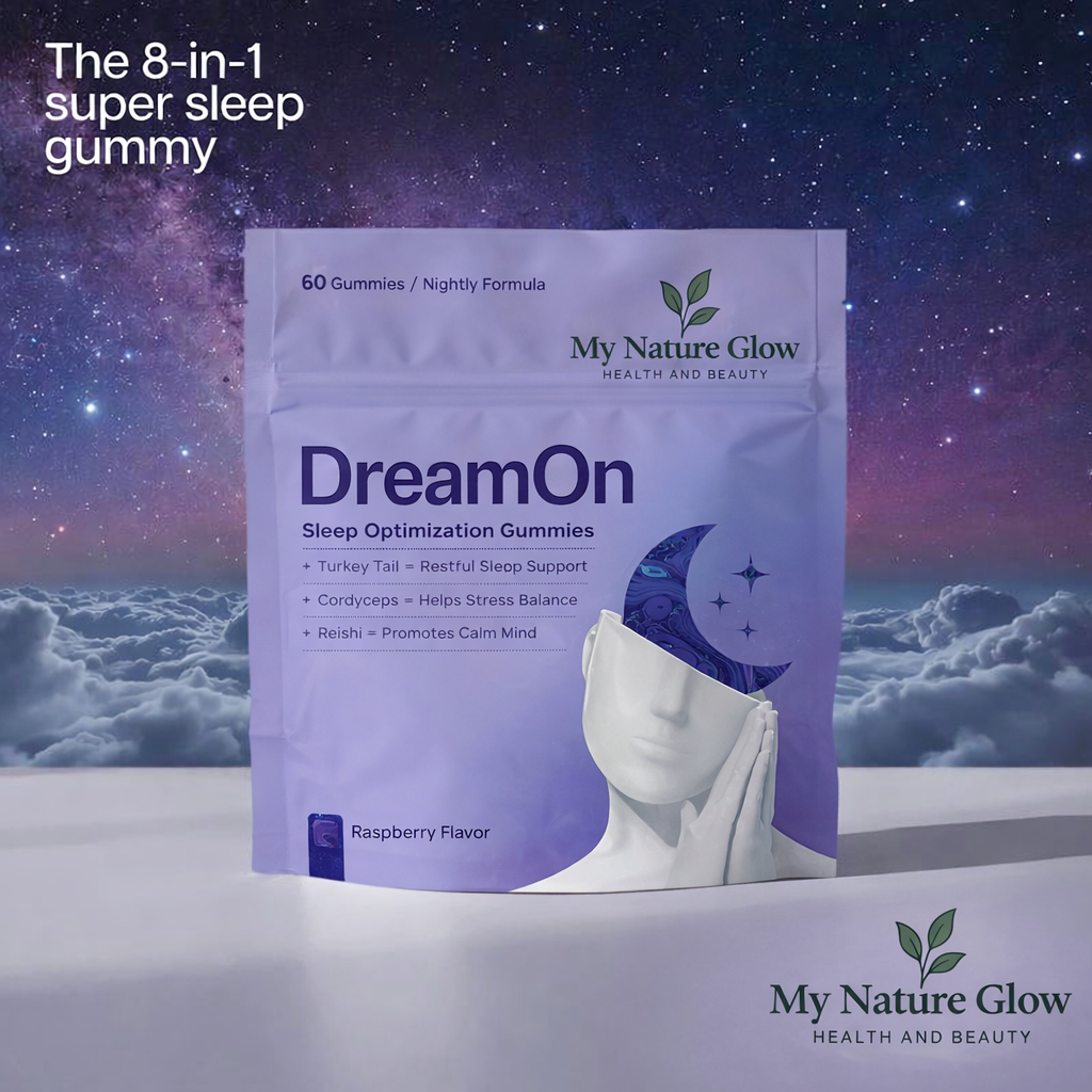 NatureGlow DreamOn™ 8-in-1 Sleep Gummies