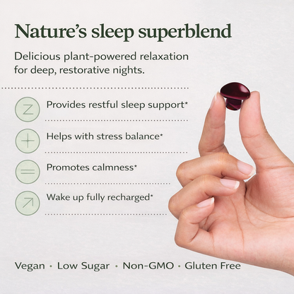 NatureGlow DreamOn™ 8-in-1 Sleep Gummies