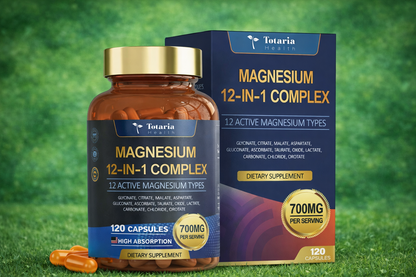 Magnesium 12-in-1 Complex Capsules for General Daily Use – 120 Capsules
