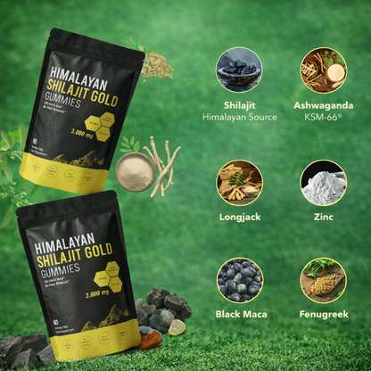 Pure Himalayan Shilajit Gummies for General Daily Use