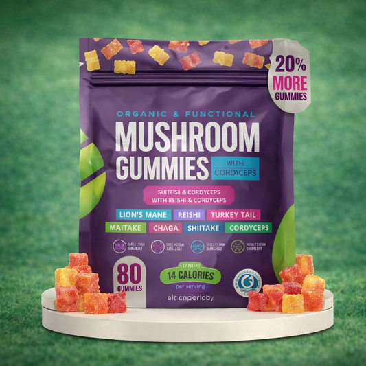 Organic Functional Mushroom Gummies for Daily Wellness Support