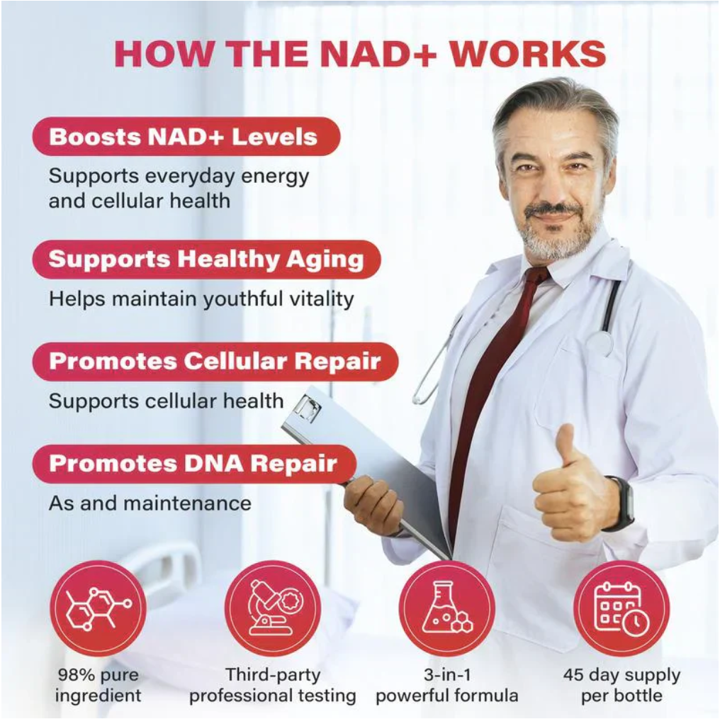 Zooone NAD+ Drink Mix benefits – boosts cellular energy, focus, and recovery