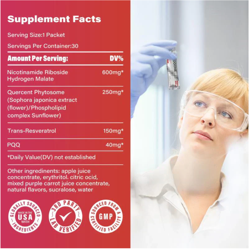 Zooone NAD+ Berry Flavor Drink Mix