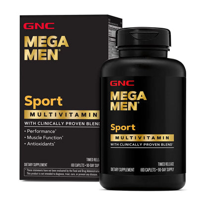 GNC Mega Men Sport 180 tablets Exp Date 10/2026