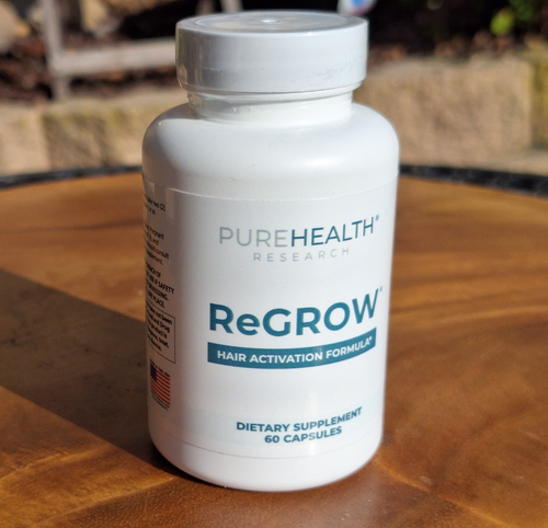 ReGrow Hair Growth Vitamins with Biotin, Hair Supplement by PureHealth Research